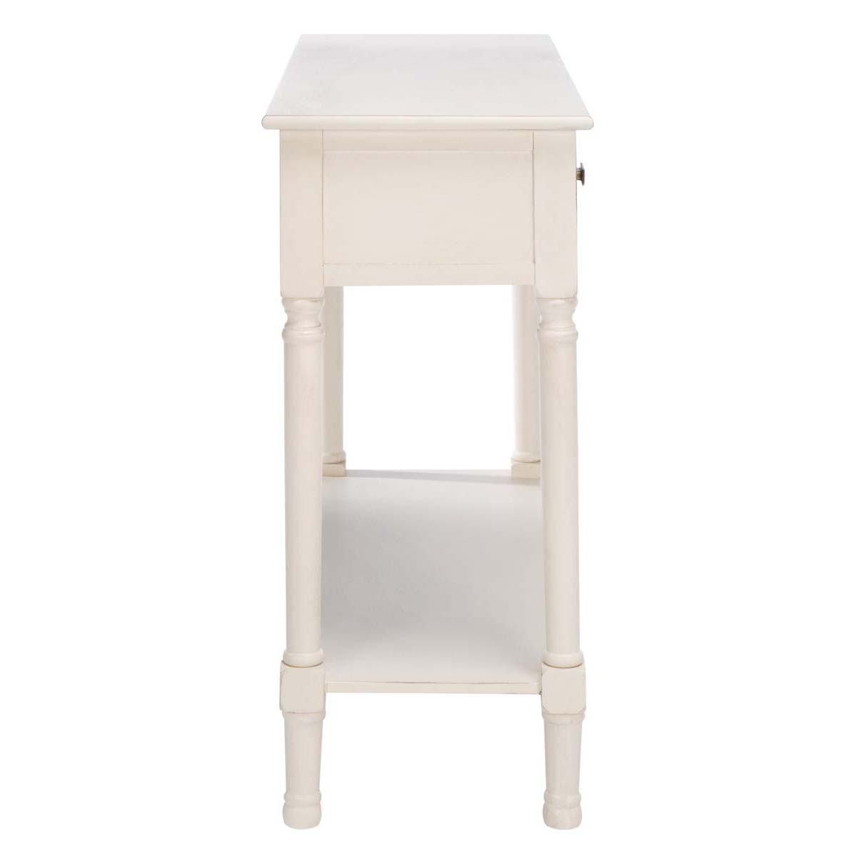Safavieh Halton 2Drw Console Table, CNS5718 - Distressed White