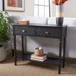 Safavieh Halton 2Drw Console Table , CNS5718 - Black