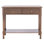 Safavieh Halton 2Drw Console Table, CNS5718 - Brown