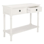 Safavieh Allura 2Drw Console Table, CNS5725 - Distressed White