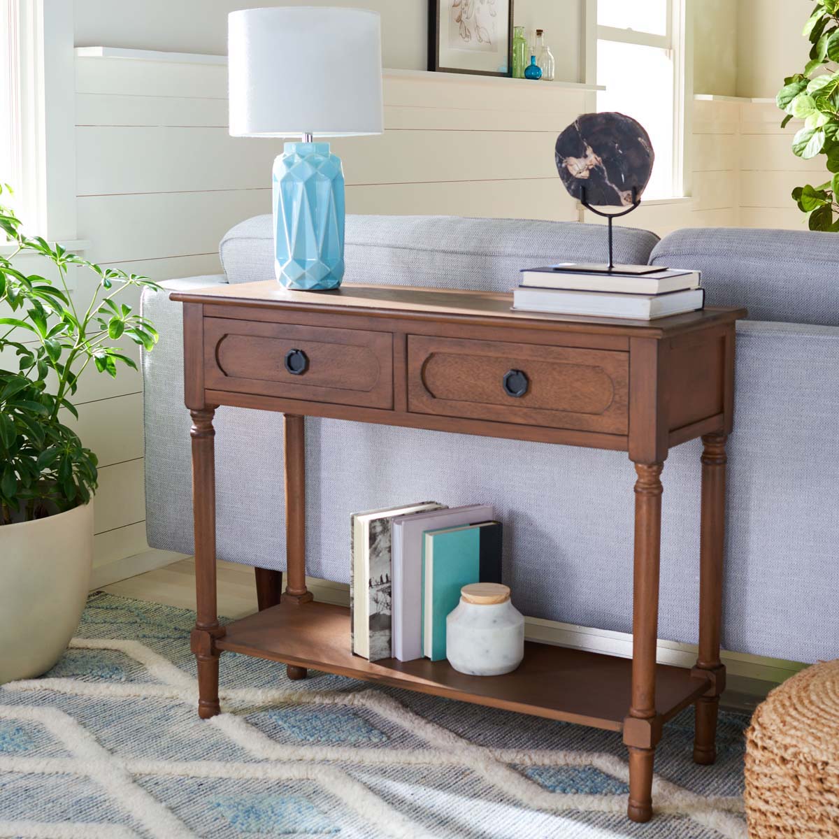 Safavieh Allura 2Drw Console Table, CNS5725 - Brown