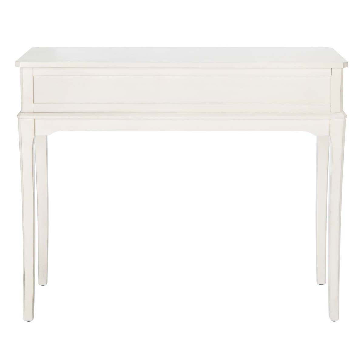Safavieh Opal 2Drw Console Table, CNS5726 - Distressed White