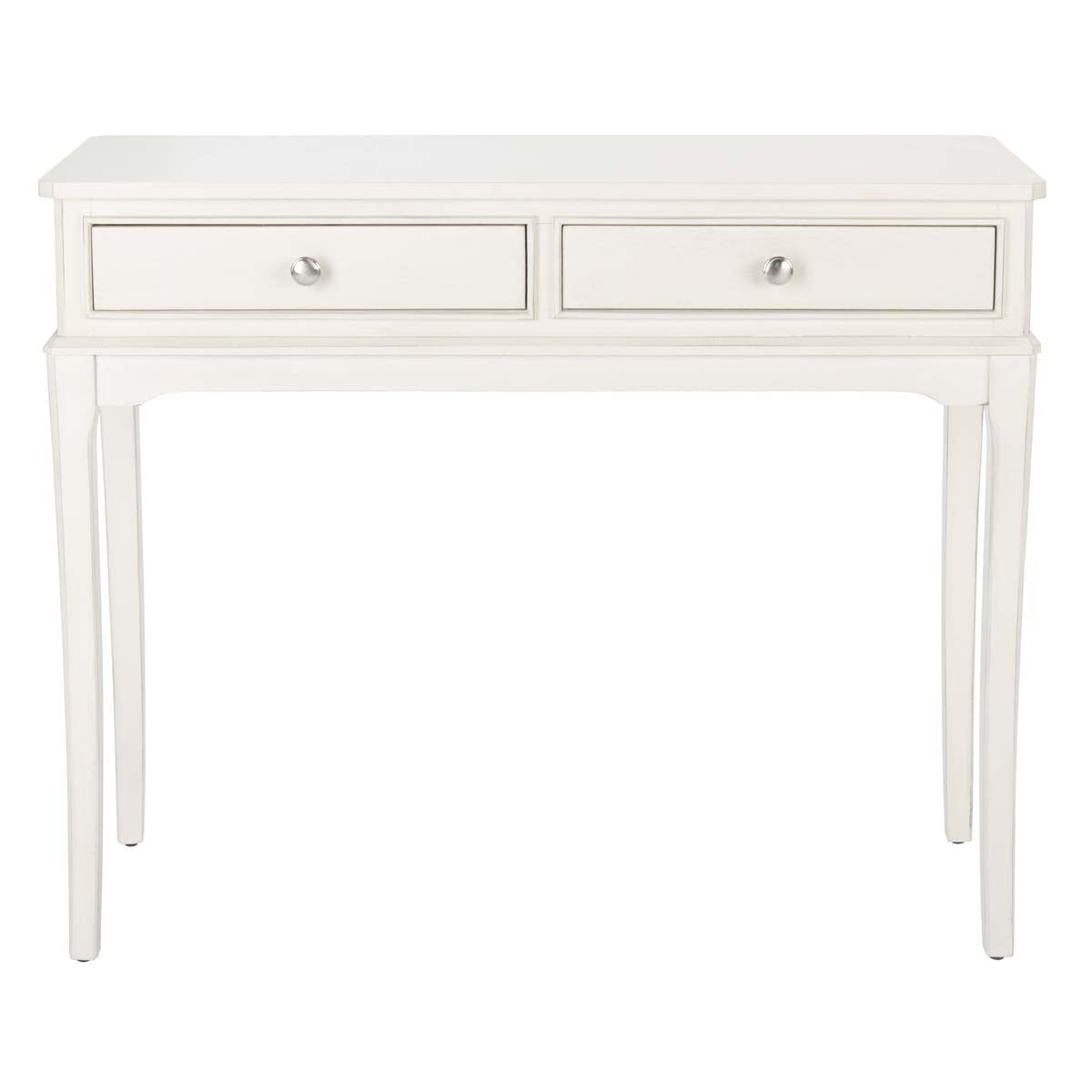 Safavieh Opal 2Drw Console Table, CNS5726 - Distressed White