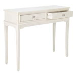 Safavieh Opal 2Drw Console Table, CNS5726 - Distressed White