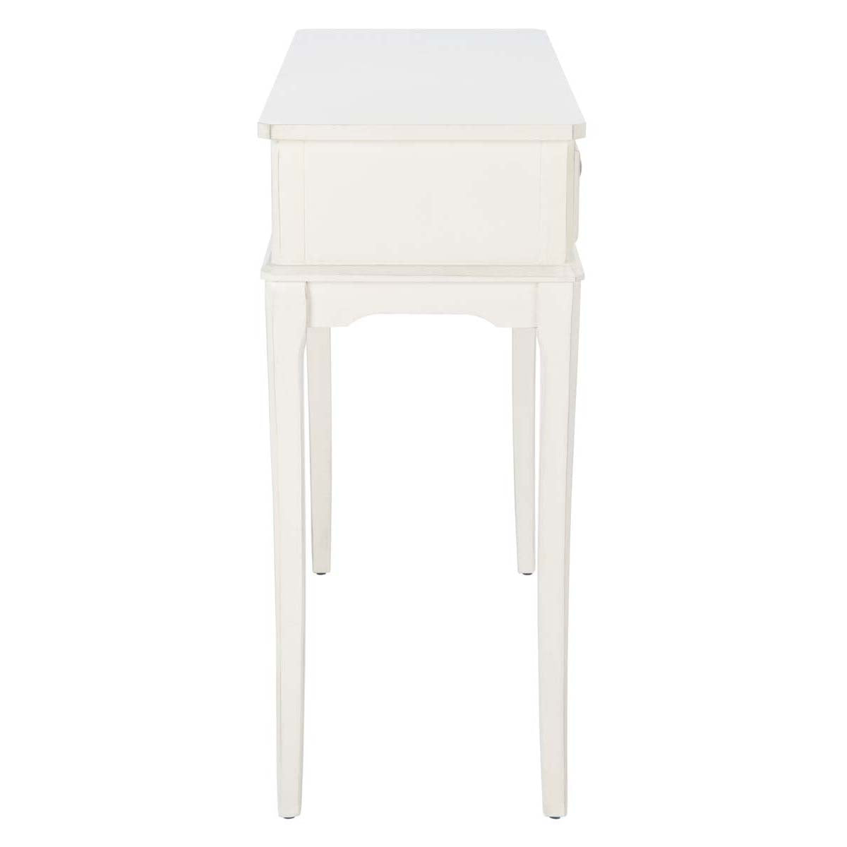 Safavieh Opal 2Drw Console Table, CNS5726 - Distressed White