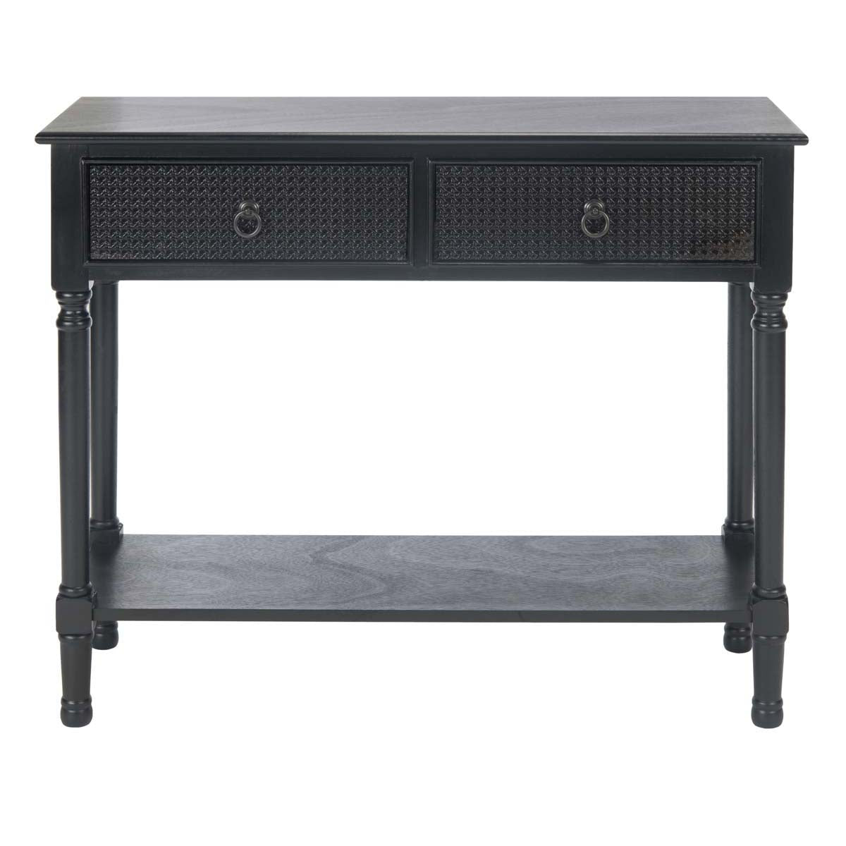 Safavieh Haines 2Drw Console Table, CNS5727 - Black