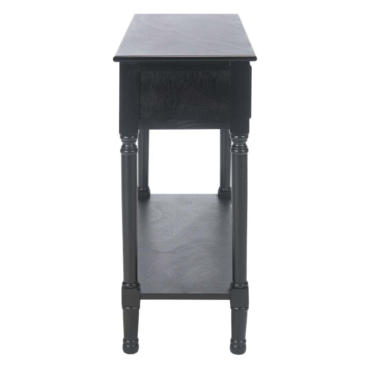 Safavieh Haines 2Drw Console Table, CNS5727 - Black