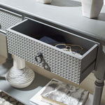 Safavieh Haines 2Drw Console Table , CNS5727 - Distressed / Grey