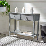 Safavieh Haines 2Drw Console Table , CNS5727 - Distressed / Grey