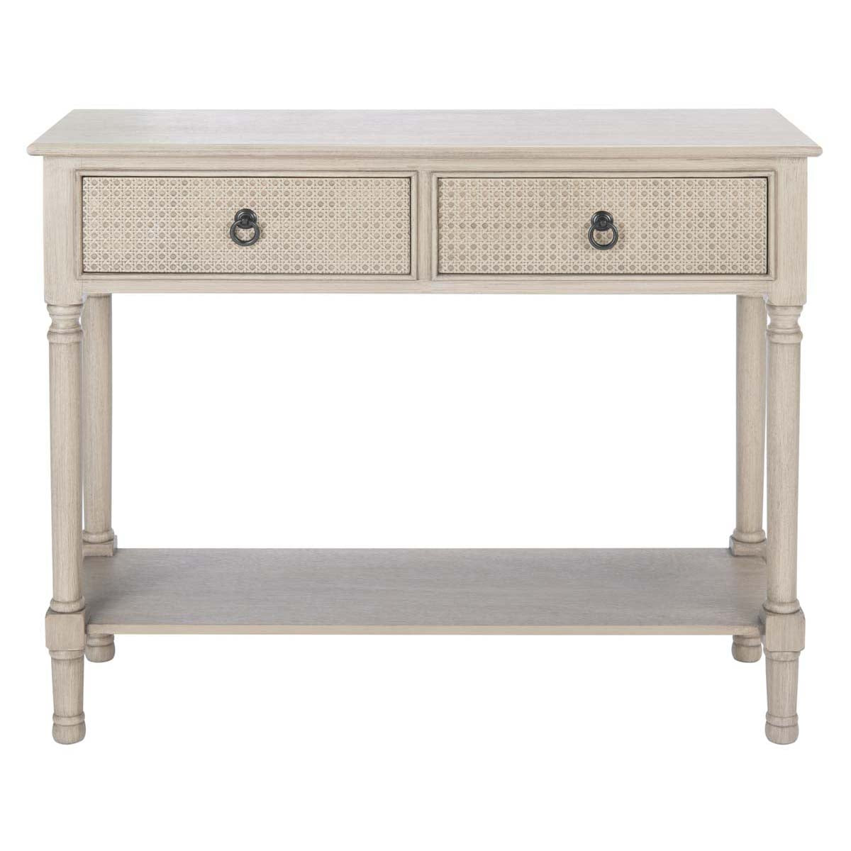 Safavieh Haines 2Drw Console Table, CNS5727 - Greige