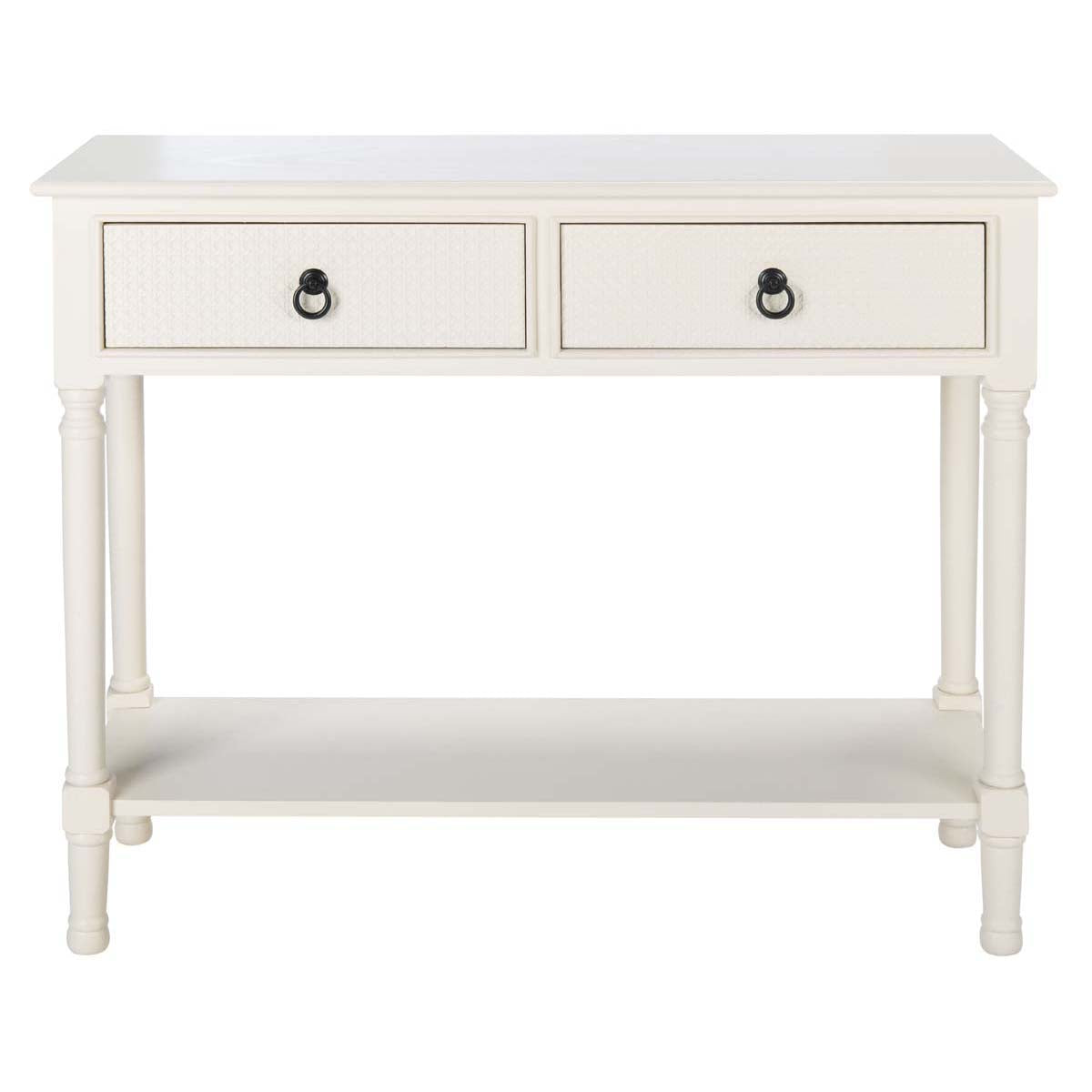 Safavieh Haines 2Drw Console Table, CNS5727 - White