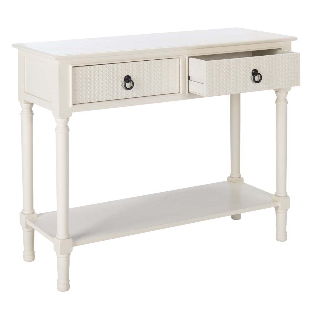 Safavieh Haines 2Drw Console Table, CNS5727 - White