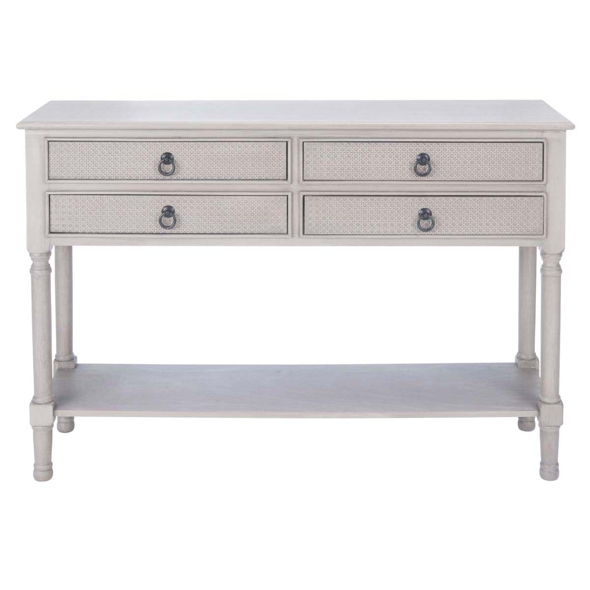 Safavieh Haines 4Drw Console Table, CNS5728 - Greige