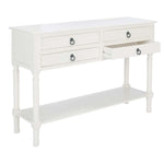Safavieh Haines 4Drw Console Table, CNS5728 - White