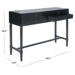 Safavieh Aliyah 4Drw Console Table, CNS5730 - Black