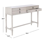 Safavieh Aliyah 4Drw Console Table, CNS5730 - Greige
