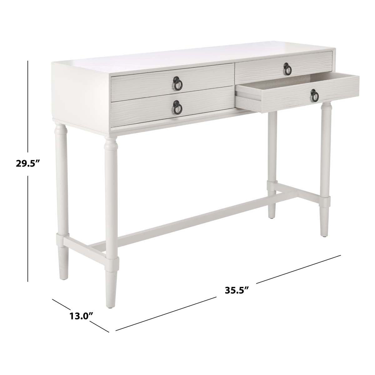 Safavieh Aliyah 4Drw Console Table, CNS5730 - White