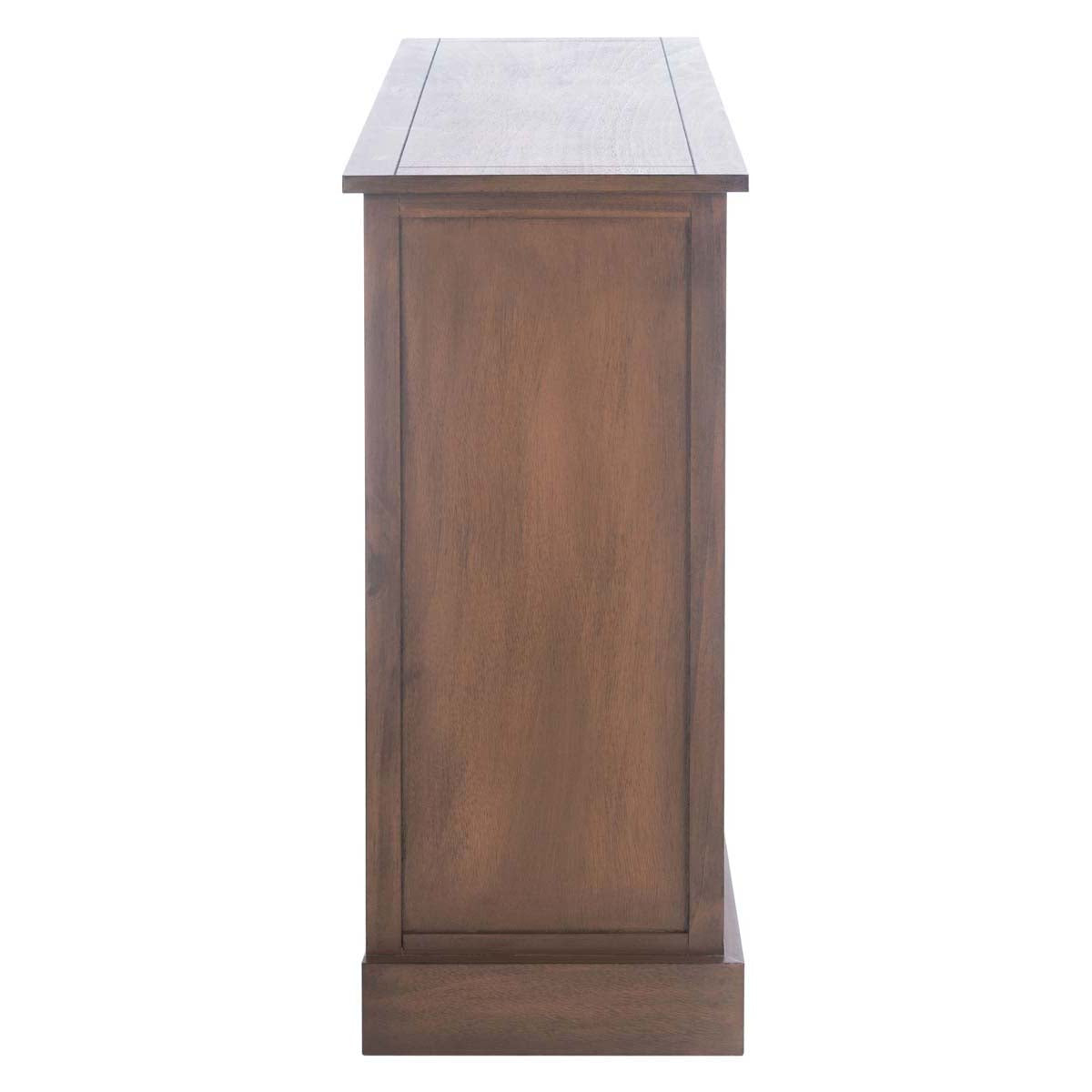 Safavieh Landers 2Dr & 3 Removable Baskets, CNS5736 - Brown W / Natural Baskets