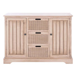 Safavieh Landers 2Dr & 3 Removable Baskets, CNS5736 - Sand W / Natural Baskets