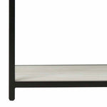 Safavieh Reese Geometric Console Table , CNS6203 - Beige / Matte Black