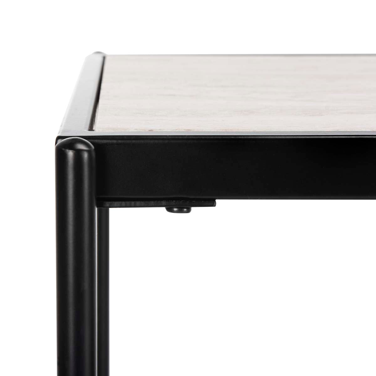Safavieh Petra 3 Tier Console Table , CNS6204 - Beige/Matte Black