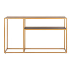 Safavieh Octavia Console Table , CNS6205 - Walnut/Gold