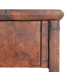 Safavieh Tudor 2 Drawer 1 Shelf Console Table , CNS6600 - Dark Brown / Gold