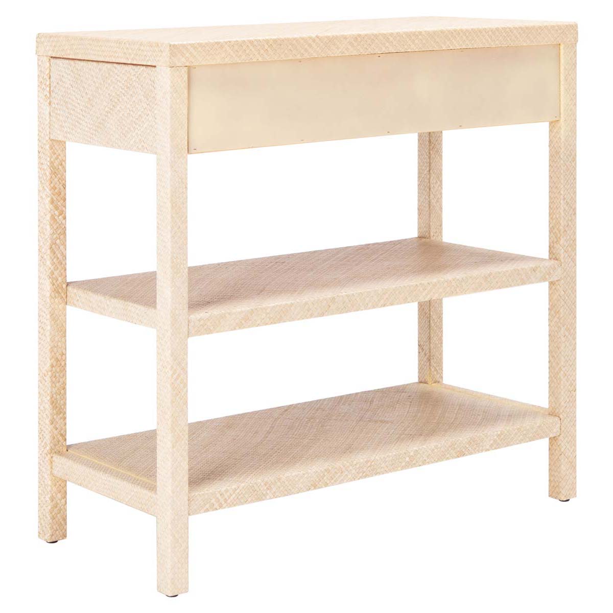 Safavieh Apis Raffia Console Table , CNS6603 - Light Natural / Gold