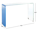 Safavieh Crysta Ombre Glass Console Table , CNS7300 - Clear/Blue