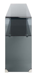 Safavieh Dash Tempered Glass 1 Shelf Console Table , CNS7302 - Clear / Grey