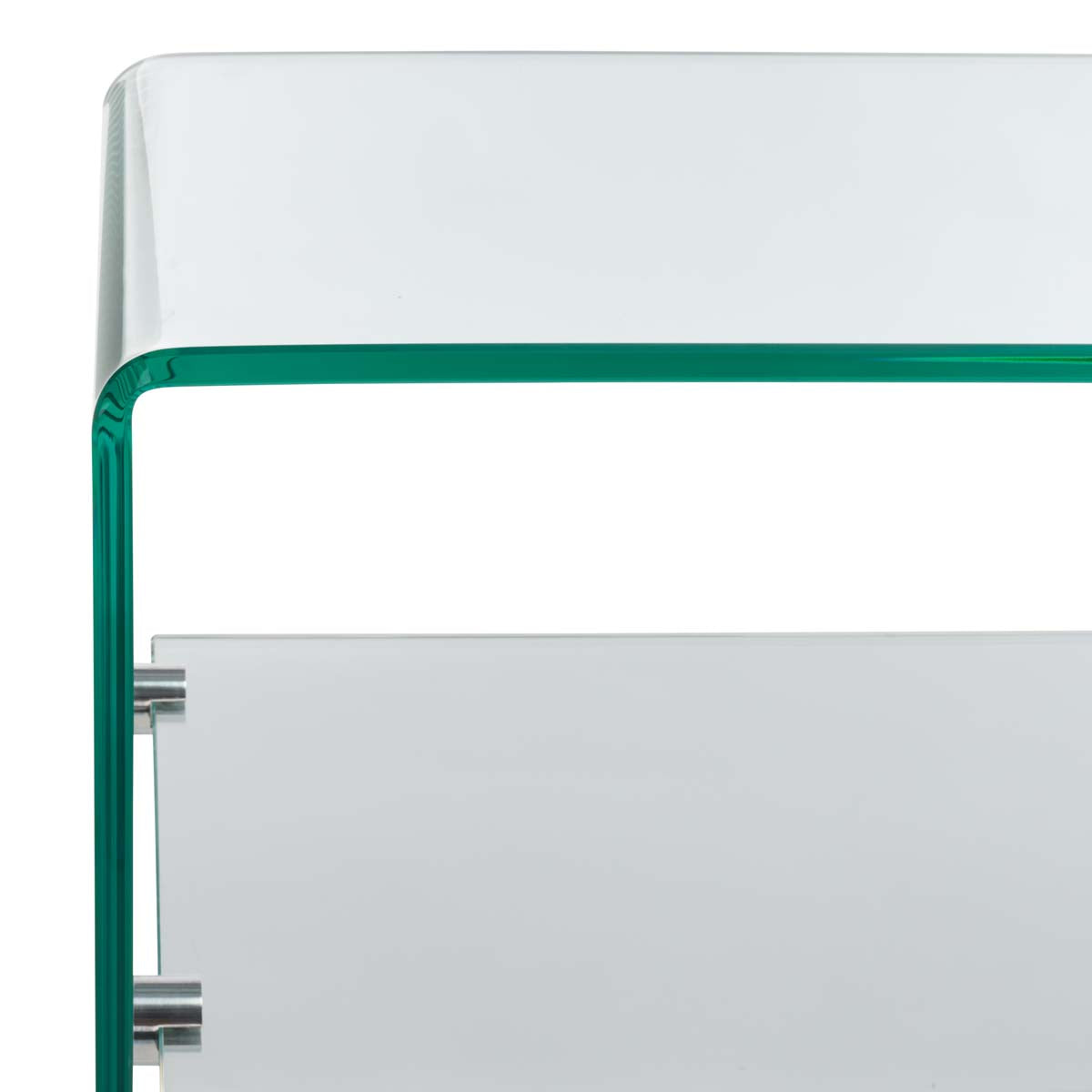 Safavieh Dash Tempered Glass 1 Shelf Console Table , CNS7302 - Clear