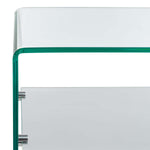 Safavieh Dash Tempered Glass 1 Shelf Console Table , CNS7302 - Clear