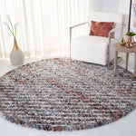 Safavieh Canyon Shag 551 Rug, CNY551 - Grey / Ivory