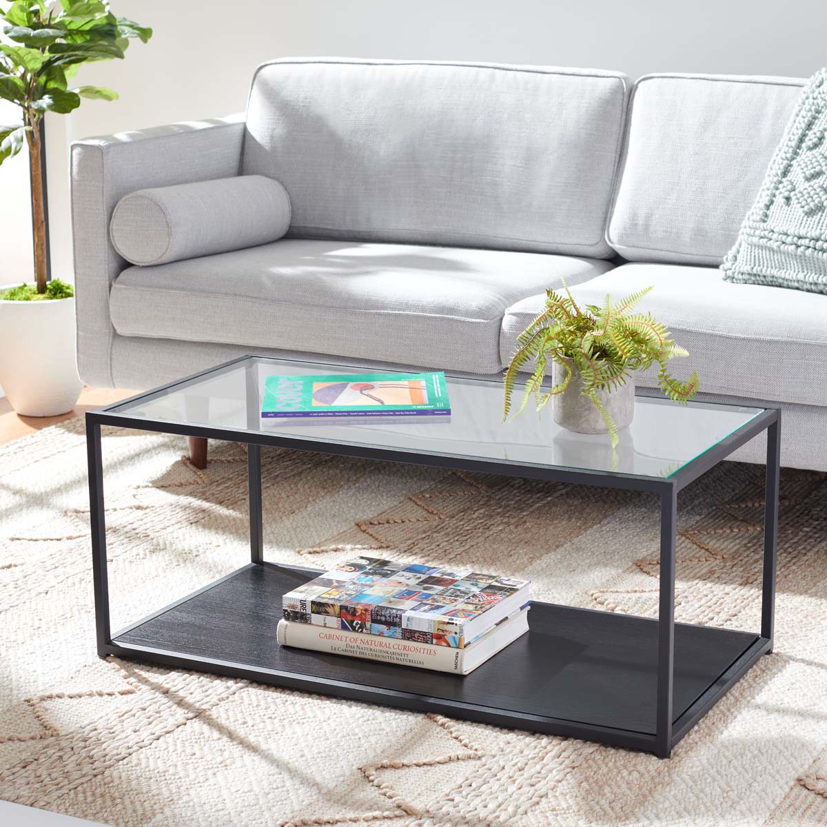 Safavieh Ackley Coffee Table  , COF2000 - Black