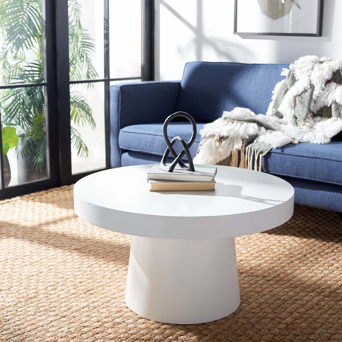 Safavieh Jaria Paper Mache Coffee Table, COF3000 - White