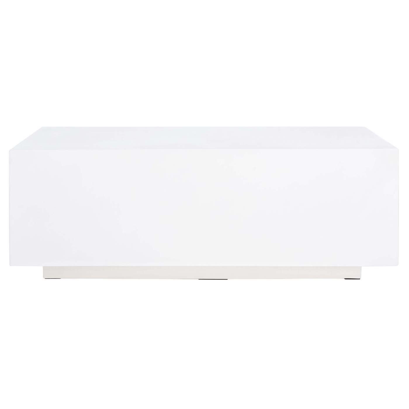 Safavieh Ezro Faux Concrete Coffee Table , COF3002 - White