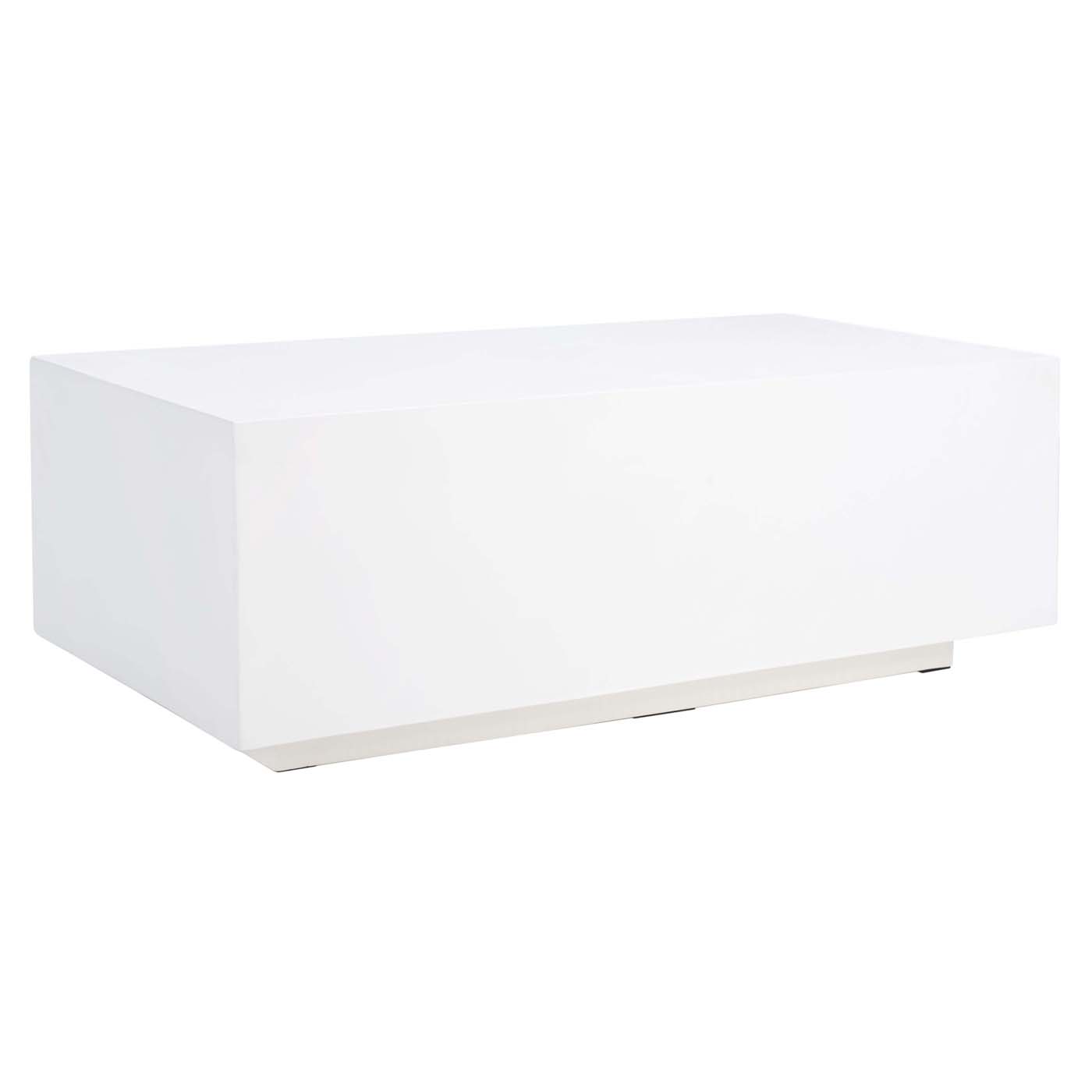 Safavieh Ezro Faux Concrete Coffee Table , COF3002 - White