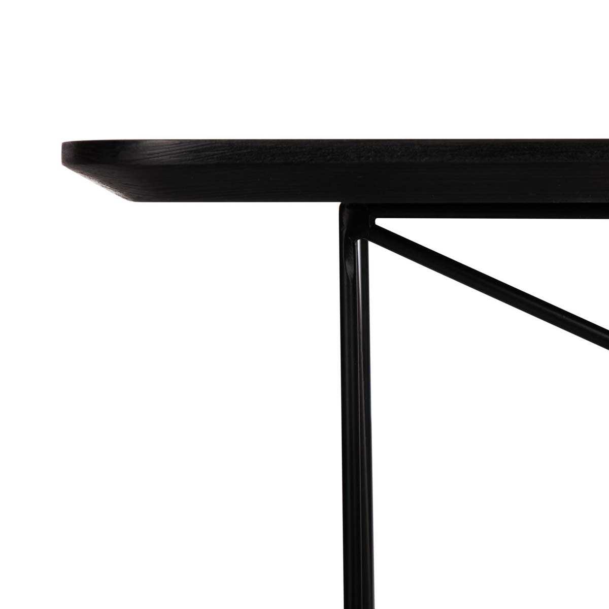 Safavieh Rylee Rectangle Coffee Table , COF4202 - Dark Grey Faux Stone/Black