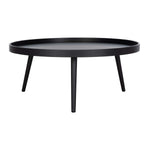 Safavieh Fritz Round Tray Top Coffee Table , COF4204 - Black