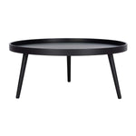 Safavieh Fritz Round Tray Top Coffee Table , COF4204 - Black