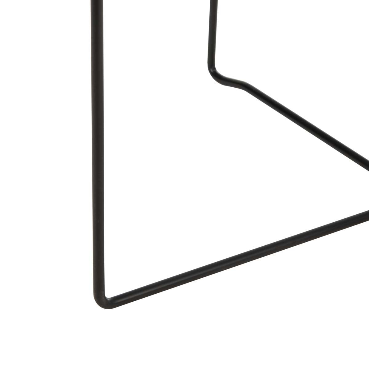 Safavieh Wrena Round Coffee Table , COF4209 - White Marble / Black