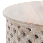 Safavieh Kyrith Round Coffee Table , COF5301 - Burnt White