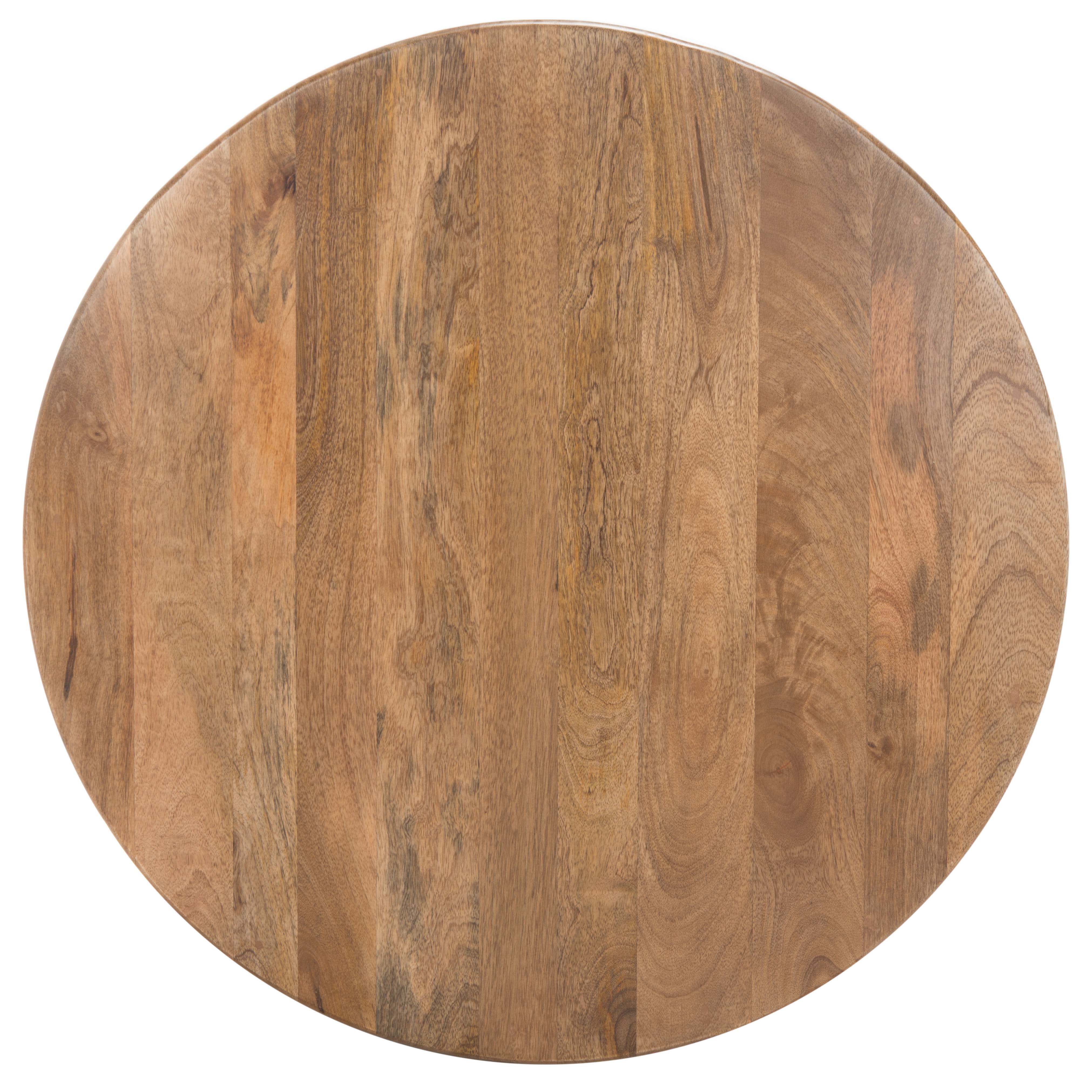 Safavieh Kyrith Round Coffee Table , COF5301 - Burnt Natural