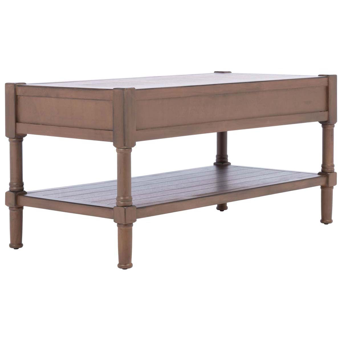 Safavieh Filbert 2 Drawer Coffee Table , COF5703 - Brown