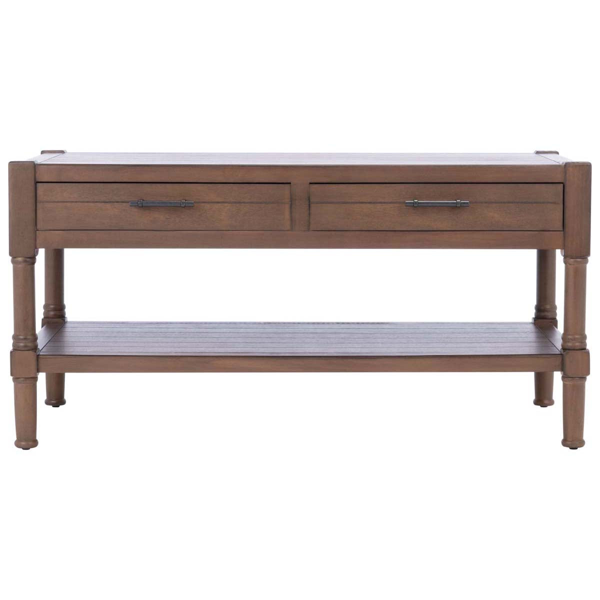 Safavieh Filbert 2 Drawer Coffee Table , COF5703 - Brown