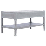 Safavieh Filbert 2 Drawer Coffee Table , COF5703 - White Wash Grey