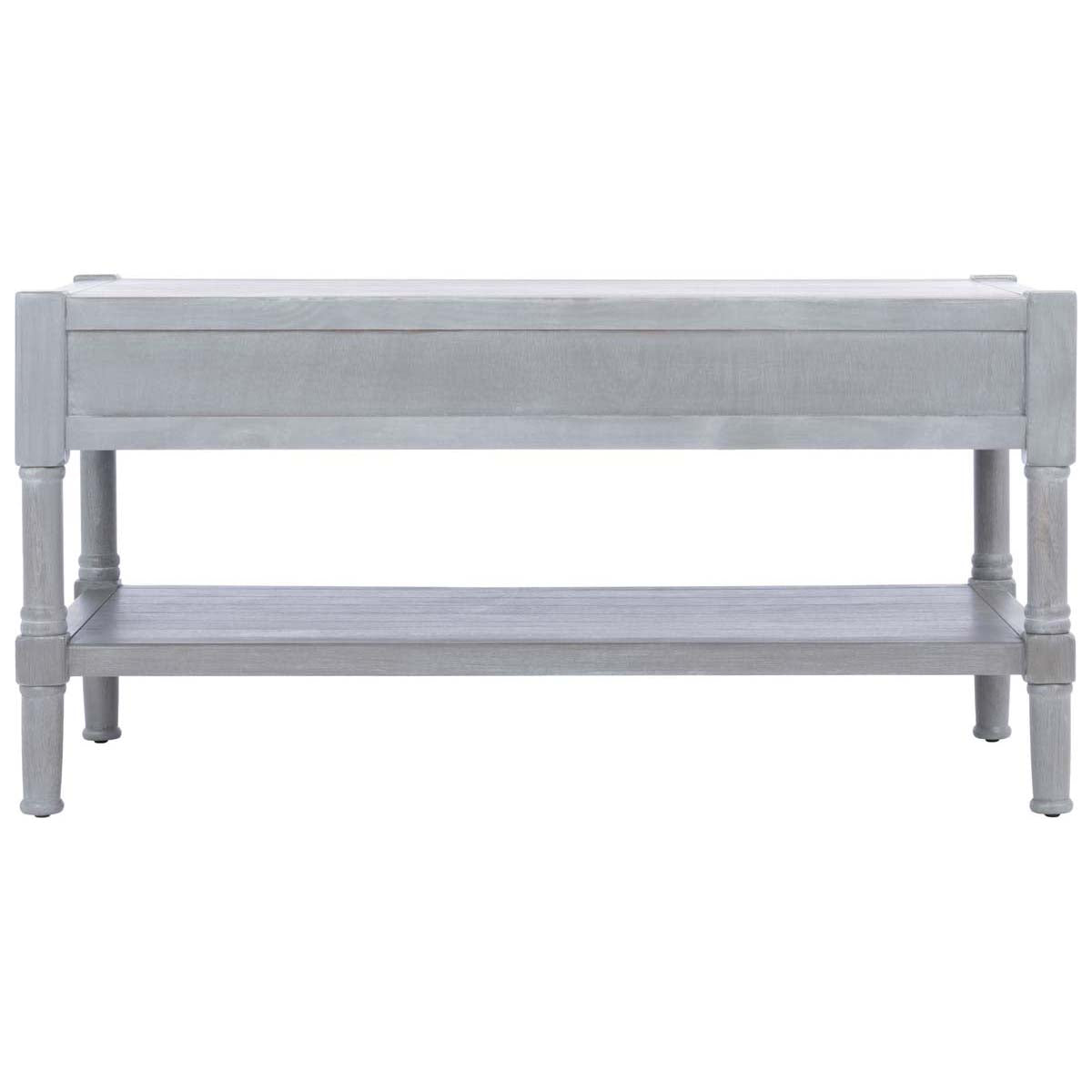 Safavieh Filbert 2 Drawer Coffee Table , COF5703 - White Wash Grey