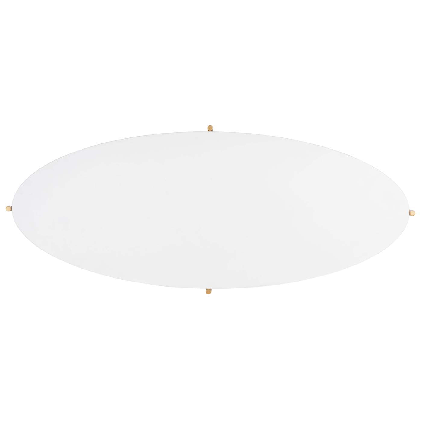 Safavieh Taliyah Oval Coffee Table , COF5803 - White / Gold