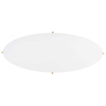 Safavieh Taliyah Oval Coffee Table , COF5803 - White / Gold