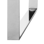 Safavieh Carmen Square Coffee Table , COF6201 - Black Marble Veneer/Chrome Leg